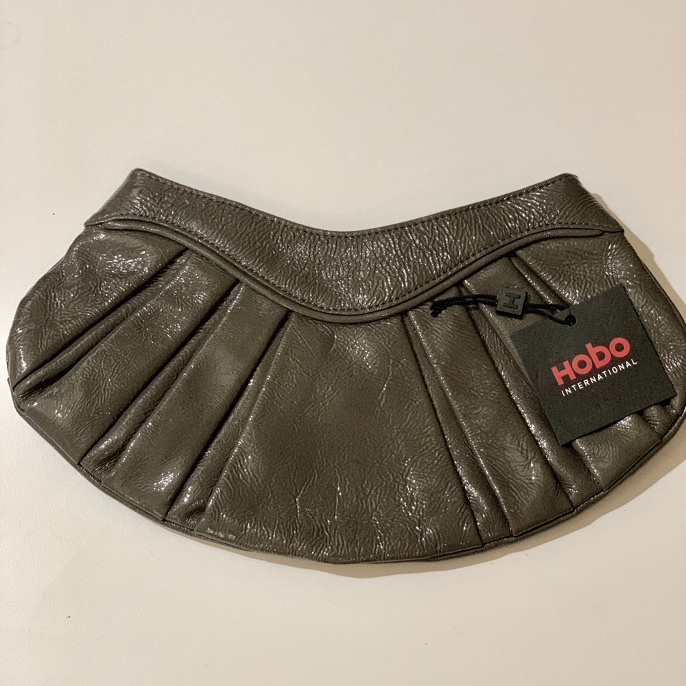 Vintage HOBO gray clutch